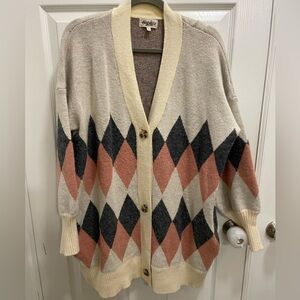 Haptics Oversized Cardigan Winter Sweater Size L Fits XXL 2XL